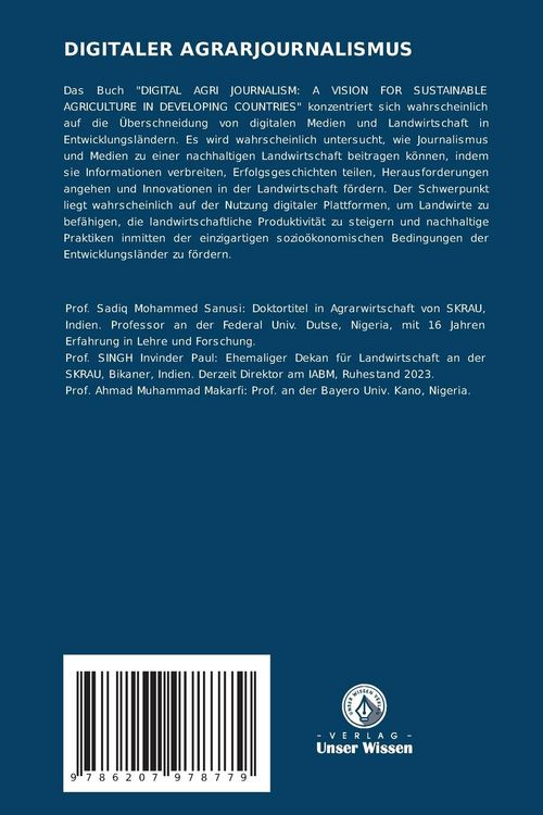 Produktbild: Digitaler Agrarjournalismus