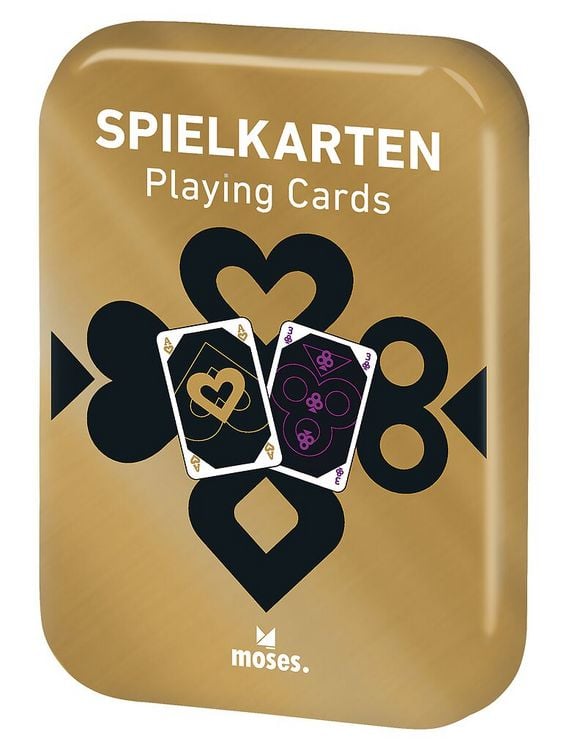 Produktbild: Spielkarten metallic