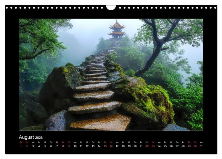 Produktbild: Geheimnisvolle Wege (Wandkalender 2026 DIN A3 quer), CALVENDO Monatskalender