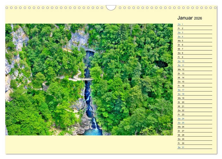 Produktbild: Slowenien - Impressionen eines Naturjuwels (Wandkalender 2026 DIN A3 quer), CALVENDO Monatskalender