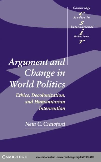 Produktbild: Argument and Change in World Politics