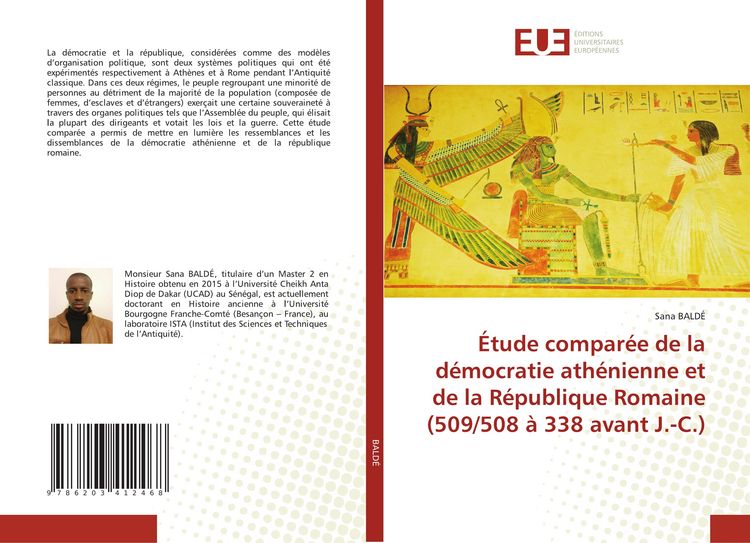 Produktbild: &Eacute;tude compar&eacute;e de la d&eacute;mocratie ath&eacute;nienne et de la R&eacute;publique Romaine (509/508 &agrave; 338 avant J.-C.)