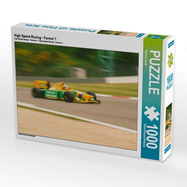 Produktbild: CALVENDO Puzzle High Speed Racing - Formel 1 | 1000 Teile Lege-Gr&ouml;&szlig;e 64x48cm Foto-Puzzle f&uuml;r gl&uuml;ckliche Stunden