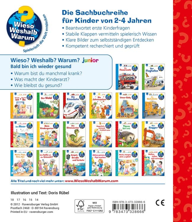 Bald bin ich wieder gesund / Wieso? Weshalb? Warum? Junior Bd. 45