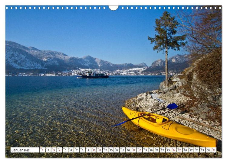 Produktbild: Kajaktour am Wolfgangsee (Wandkalender 2026 DIN A3 quer), CALVENDO Monatskalender