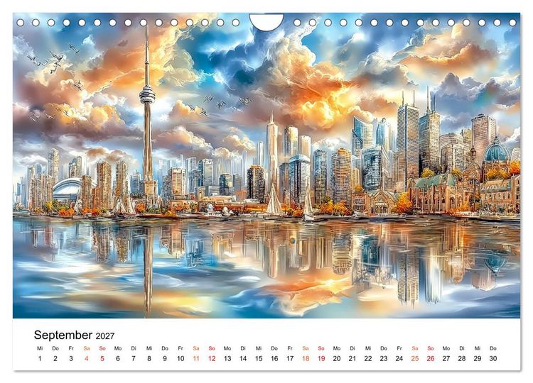 Produktbild: Kanada - Weite, Wasser, Wunder (Wandkalender 2027 DIN A4 quer), CALVENDO Monatskalender
