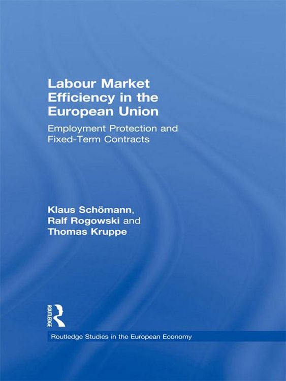 Produktbild: Labour Market Efficiency in the European Union