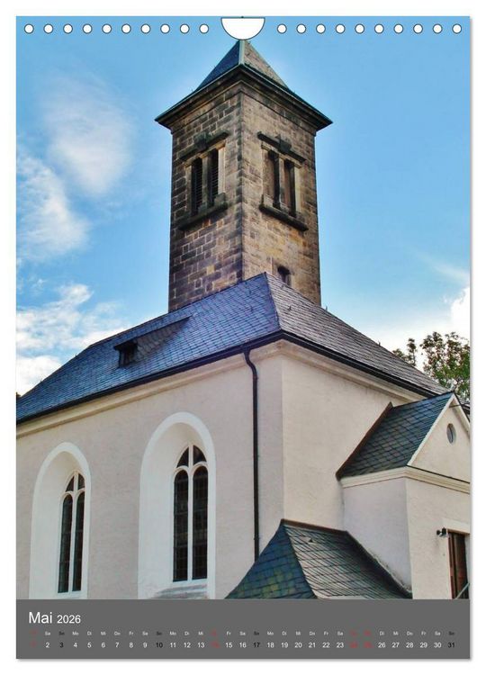 Produktbild: Kirchen und Kl&ouml;ster deutsche Kleinode (Wandkalender 2026 DIN A4 hoch), CALVENDO Monatskalender