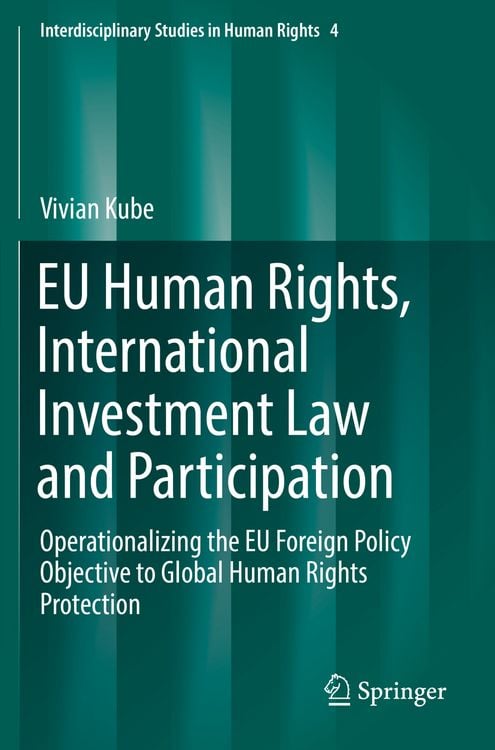 Produktbild: EU Human Rights, International Investment Law and Participation