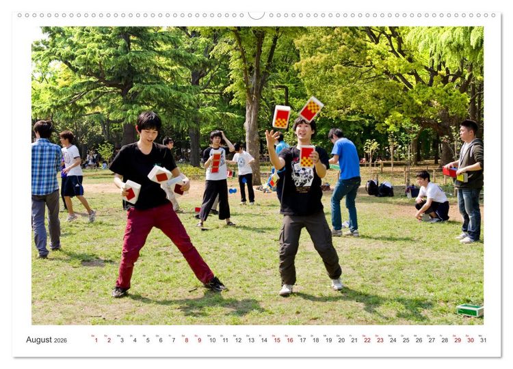 Produktbild: Menschen in Japan (hochwertiger Premium Wandkalender 2026 DIN A2 quer), Kunstdruck in Hochglanz