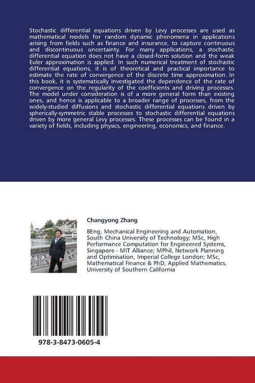 Produktbild: Stochastic Differential Equations Driven by Levy Processes
