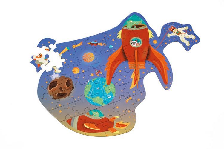 Produktbild: Shape Puzzle Weltall 60 Teile