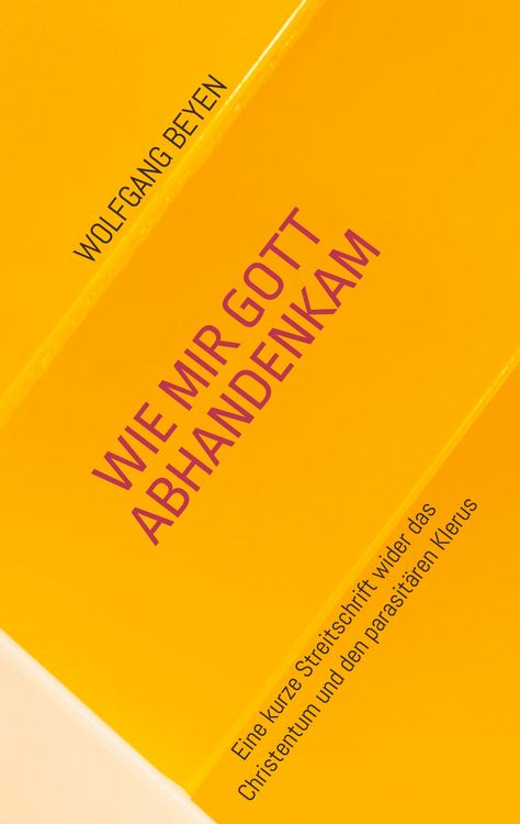 Produktbild: Wie mir Gott abhandenkam