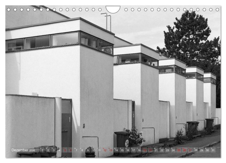 Produktbild: Die Weissenhof - Siedlung (Wandkalender 2026 DIN A4 quer), CALVENDO Monatskalender
