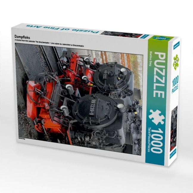 Produktbild: CALVENDO Puzzle Dampfloks | 1000 Teile Lege-Gr&ouml;&szlig;e 64x48cm Foto-Puzzle f&uuml;r gl&uuml;ckliche Stunden