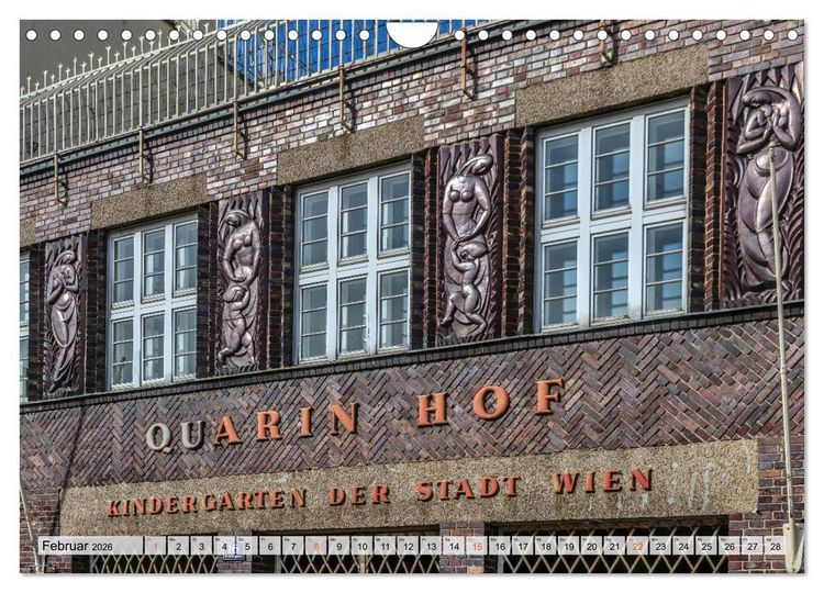 Produktbild: Baukunst des Roten Wien (Wandkalender 2026 DIN A4 quer), CALVENDO Monatskalender