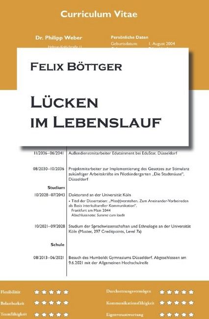 Produktbild: L&uuml;cken im Lebenslauf
