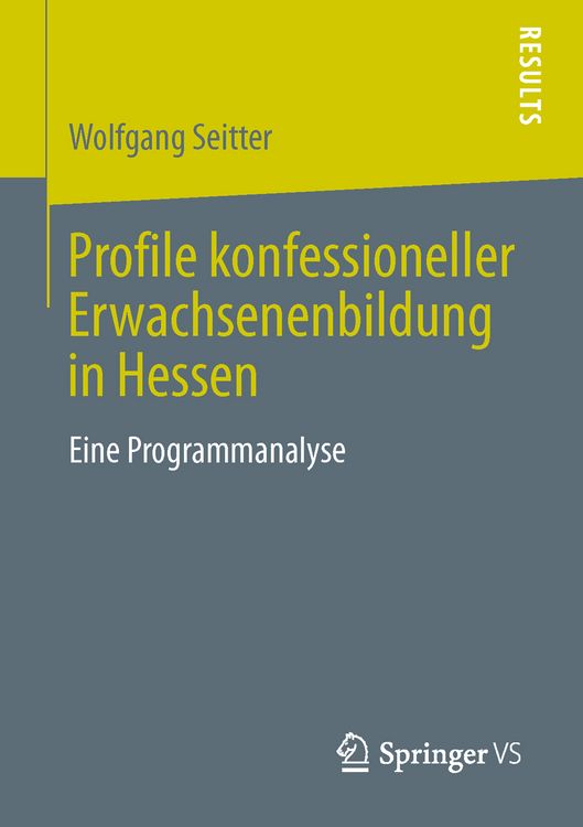 Produktbild: Profile konfessioneller Erwachsenenbildung in Hessen