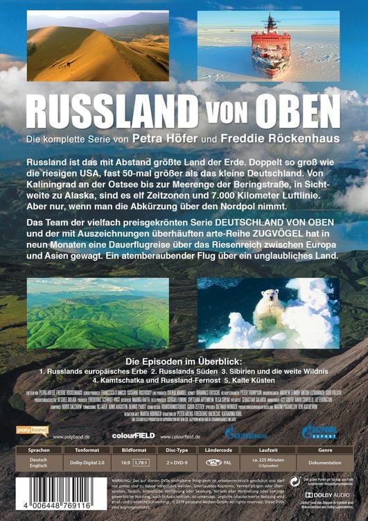 Produktbild: Russland von oben - Die komplette Serie [2 DVDs]