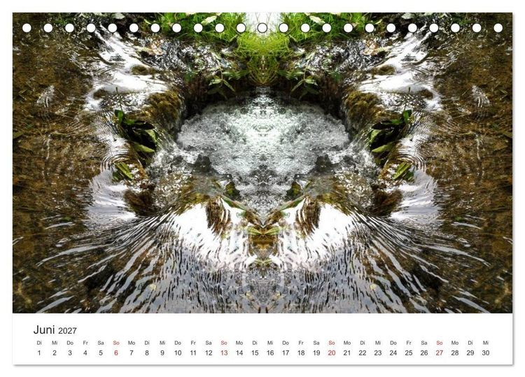 Produktbild: Spiegelwelten - Natur anders sehen (Tischkalender 2027 DIN A5 quer), CALVENDO Monatskalender