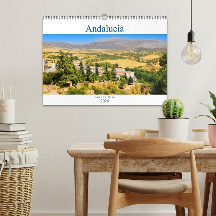 Produktbild: Andaluc&iacute;a - Buenos D&iacute;as (Wandkalender 2026 DIN A3 quer), CALVENDO Monatskalender