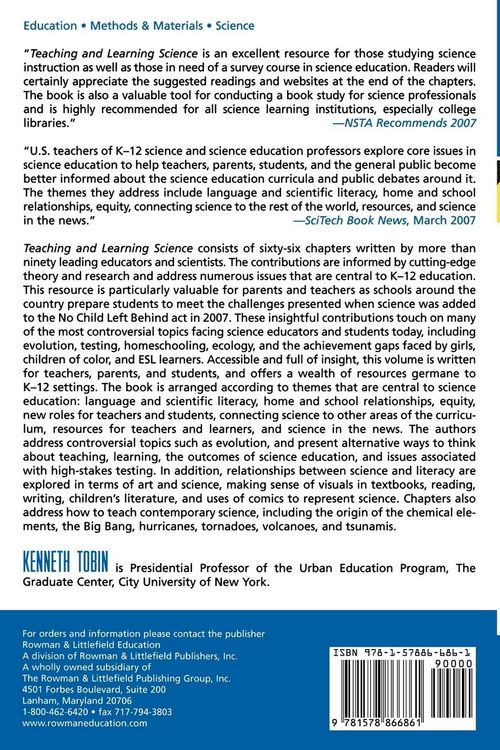 Produktbild: Teaching and Learning Science