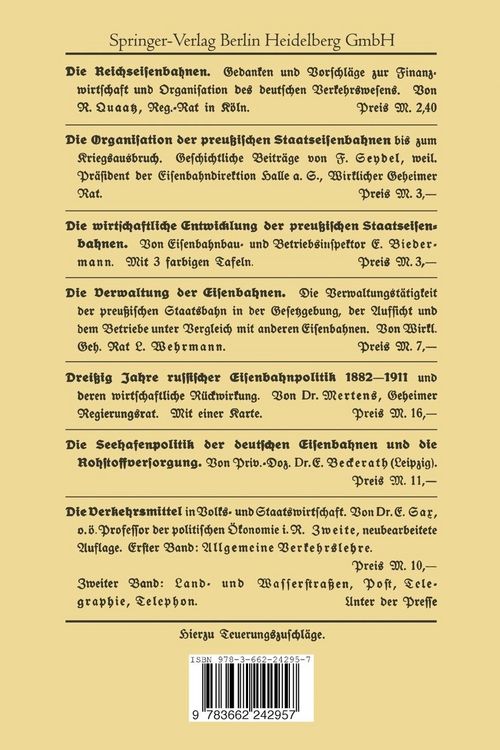 Produktbild: Der Staatsvertrag &uuml;ber die Reichseisenbahnen