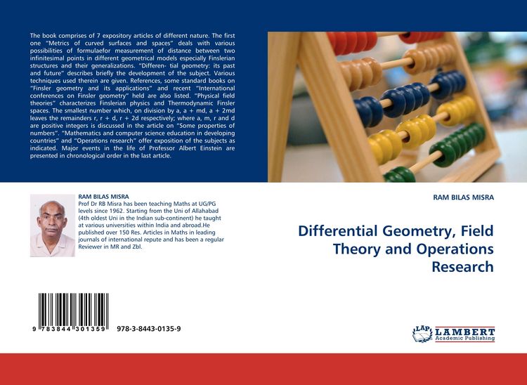 Produktbild: Differential Geometry, Field Theory and Operations Research