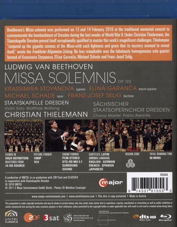 Produktbild: Beethoven - Missa Solemnis