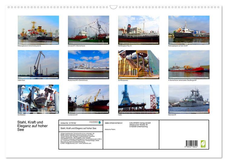 Produktbild: Stahl, Kraft und Eleganz auf hoher See (Wandkalender 2026 DIN A2 quer), CALVENDO Monatskalender