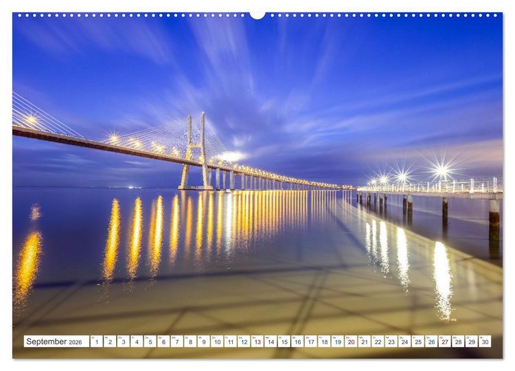 Produktbild: Eine Stadt voller Charme - Lissabon (Wandkalender 2026 DIN A2 quer), CALVENDO Monatskalender