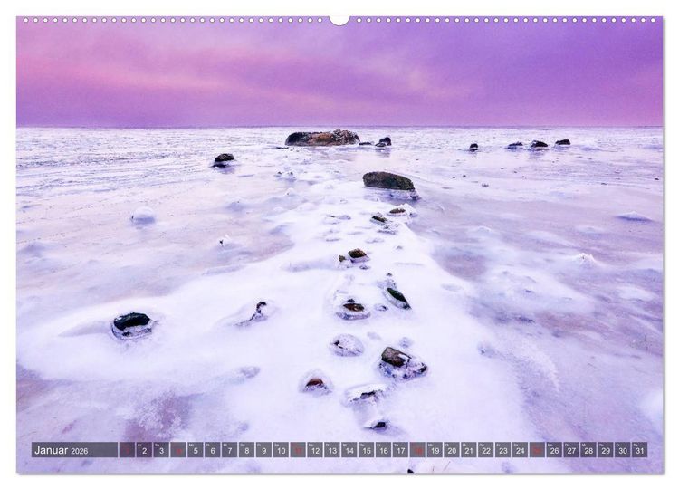 Produktbild: Sch&ouml;ne Ostsee - Impressionen &uuml;bers Jahr (hochwertiger Premium Wandkalender 2026 DIN A2 quer), Kunstdruck in Hochglanz