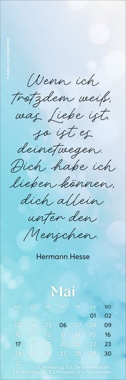 Produktbild: Romance Lesezeichen & Kalender 2027