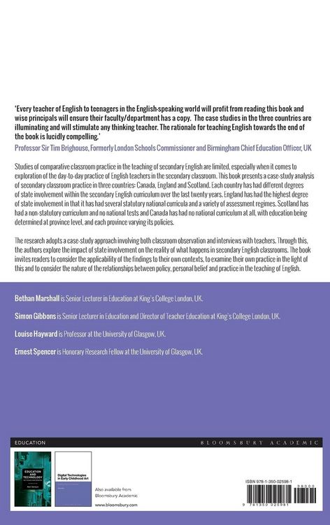 Produktbild: Policy, Belief and Practice in the Secondary English Classroom