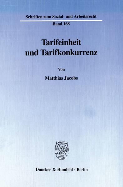 Produktbild: Tarifeinheit und Tarifkonkurrenz.
