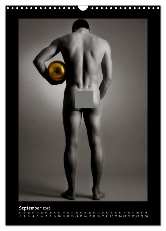 Produktbild: Golden Ball - M&auml;nner Akte (Wandkalender 2026 DIN A3 hoch), CALVENDO Monatskalender
