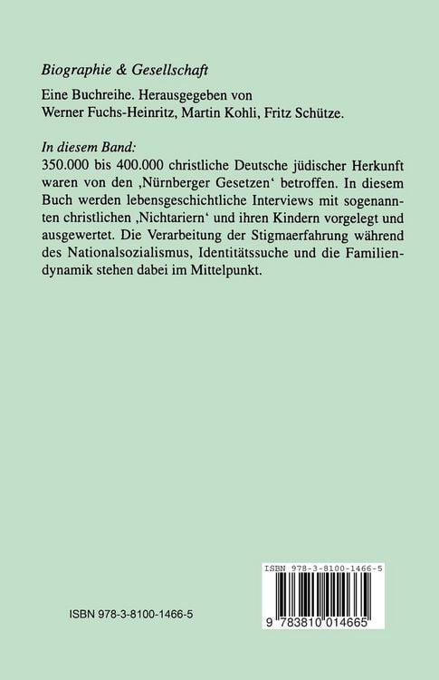 Produktbild: &bdquo;Wir aber sind nicht Fisch und nicht Fleisch&ldquo; Christliche &bdquo;Nichtarier&ldquo; und ihre Kinder in Deutschland