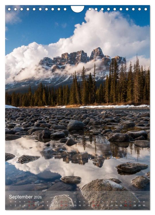 Produktbild: Die kanadischen Rockies (Wandkalender 2026 DIN A4 hoch), CALVENDO Monatskalender