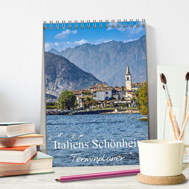 Produktbild: Italiens Sch&ouml;nheit - Terminplaner (Tischkalender 2026 DIN A5 hoch), CALVENDO Monatskalender
