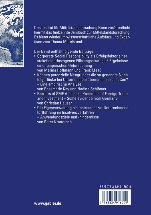 Produktbild: Jahrbuch zur Mittelstandsforschung 2008
