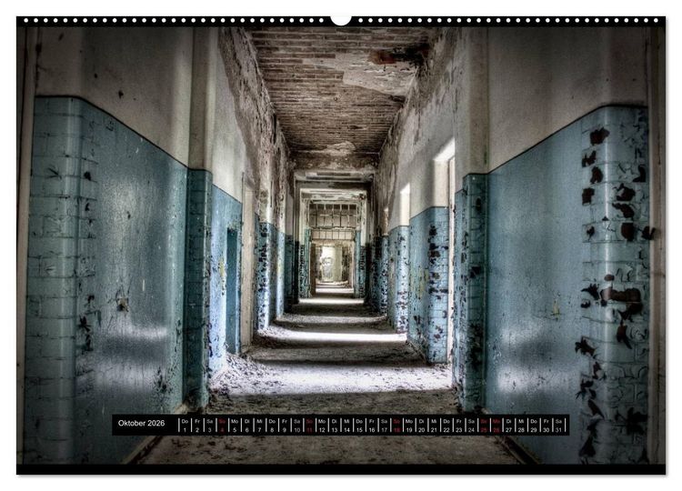 Produktbild: Lost Places, Vergessene Orte / AT-Version (hochwertiger Premium Wandkalender 2026 DIN A2 quer), Kunstdruck in Hochglanz