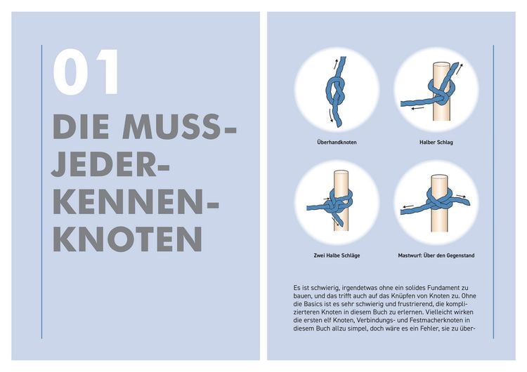 Produktbild: Das gro&szlig;e Knotenbuch - Die 50 wichtigsten Knoten f&uuml;r Alltag und Outdoor