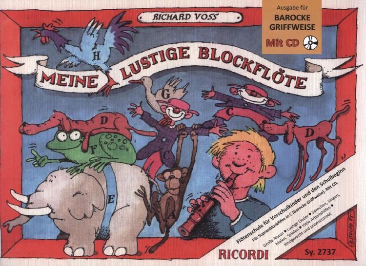 Produktbild: F&uuml;r C-Sopran-Blockfl&ouml;te (barocke Griffweise), m. Audio-CD