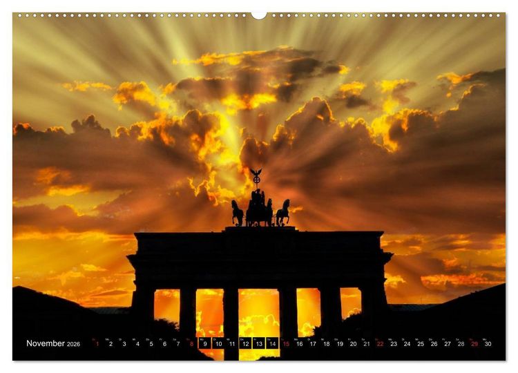Produktbild: Sonnenunterg&auml;nge &bull; Traumhafte Farbspiele (Wandkalender 2026 DIN A2 quer), CALVENDO Monatskalender