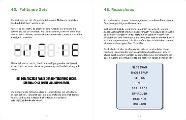 Produktbild: Hacked! Das Cybercrime-Rätselbuch
