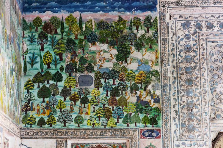 Produktbild: Indische Wandbilder: Eine Reise zu G&ouml;ttern und Mythen des Hinduismus