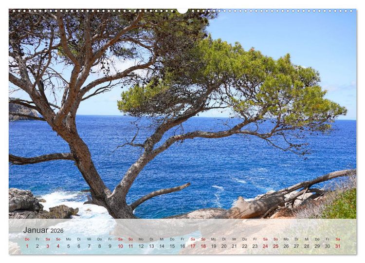 Produktbild: Cala Deia - Mallorcas Traumbucht (Wandkalender 2026 DIN A2 quer), CALVENDO Monatskalender