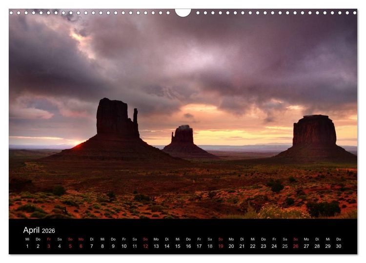 Produktbild: S&uuml;dwesten der USA - Klassiker und Geheimnisse (Wandkalender 2026 DIN A3 quer), CALVENDO Monatskalender