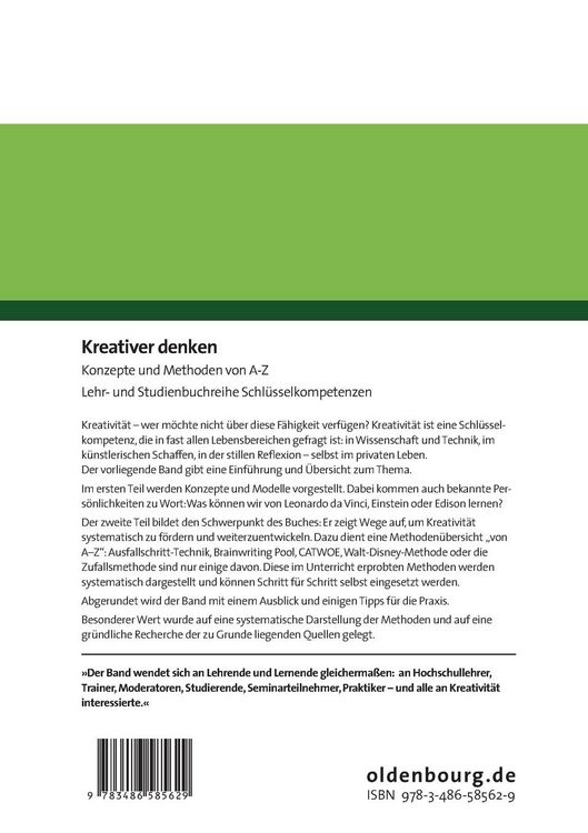 Produktbild: Kreativer denken