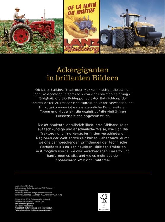 Produktbild: Traktoren - Geschichte - Hersteller - Entwicklungen